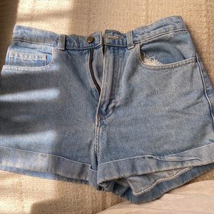 American Apparel High Waisted Shorts